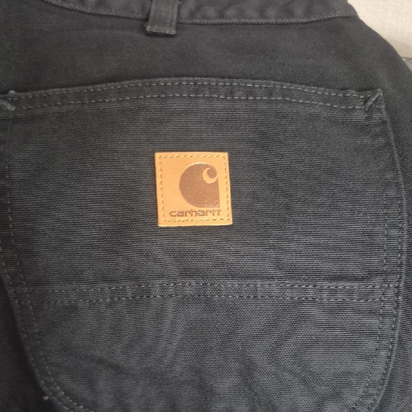 Carhartt Washed Duck Utility Pants in Black - Picture 5 of 6